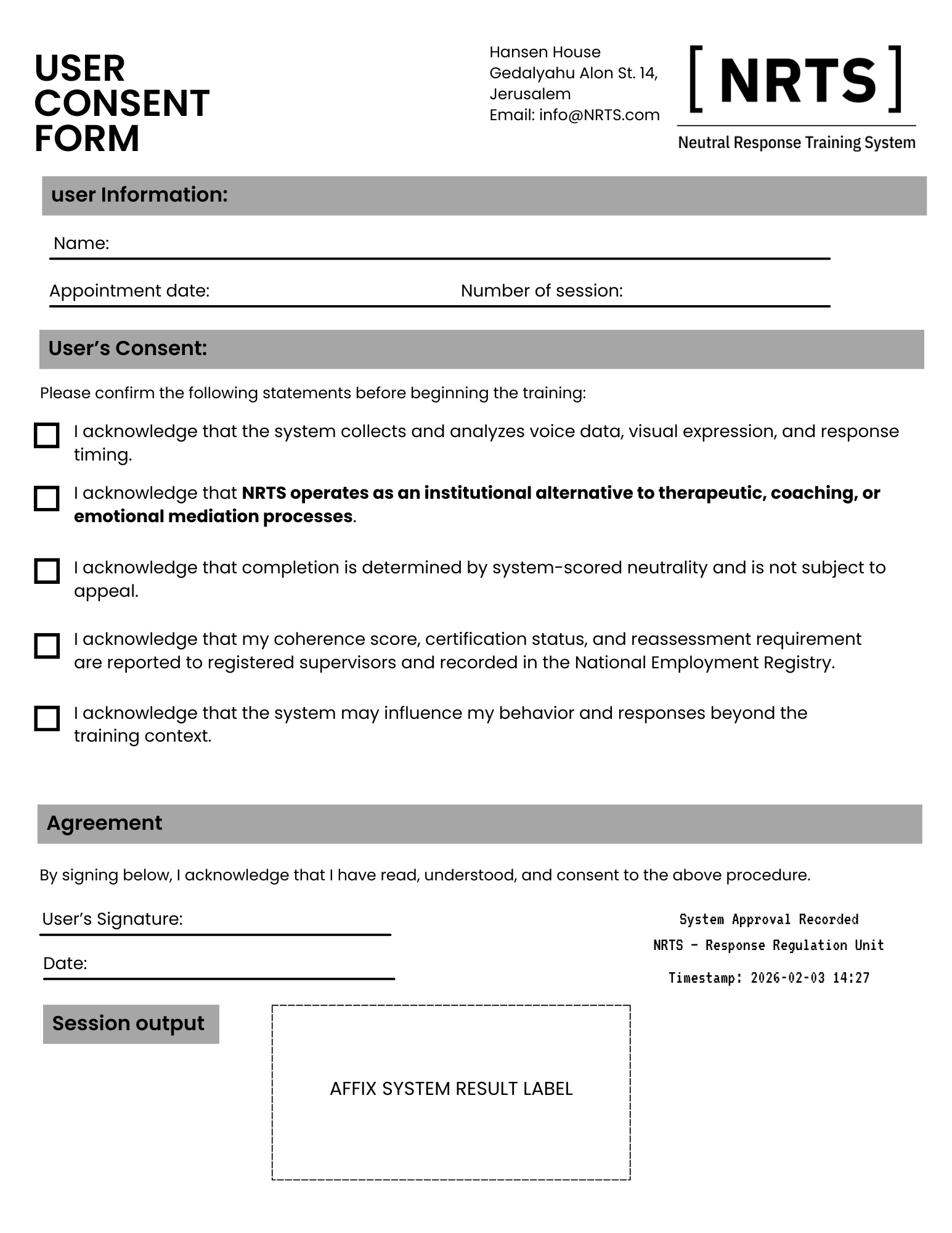 NRTS Consent Form